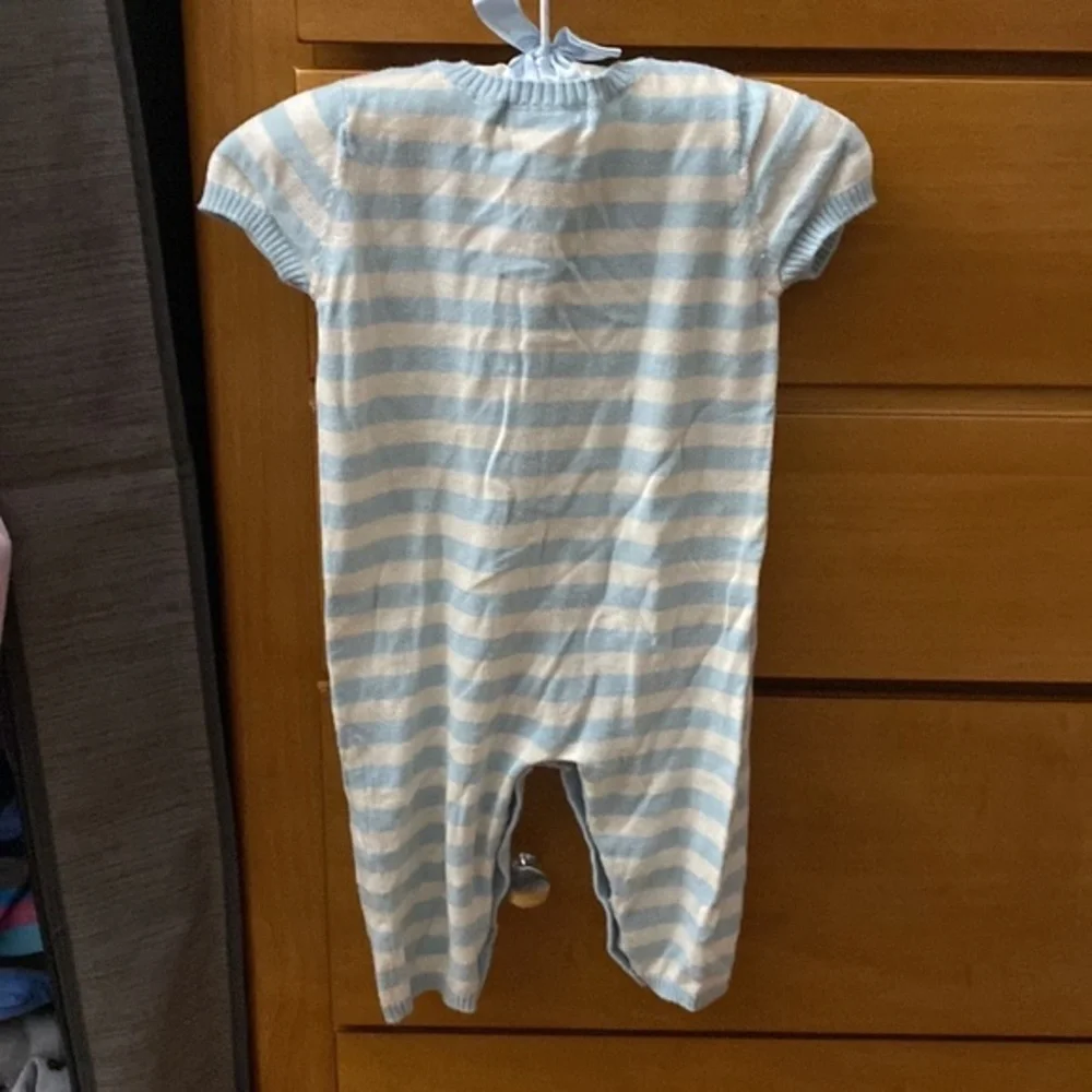Angel Dear Organic Cotton Light Sweater Knit Onesie 3M